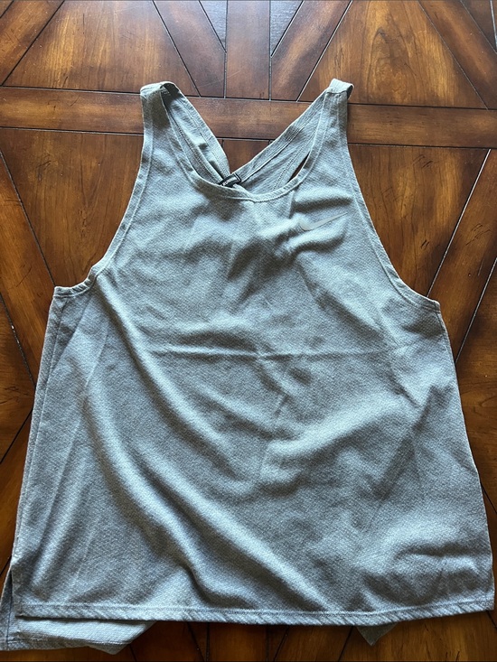 Nike Tops - Nike Gray Scoop open Back Tank Top